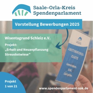 Mehr über den Artikel erfahren Vorstellung Bewerbungen 2025 – Wisentagrund Schleiz e.V.
